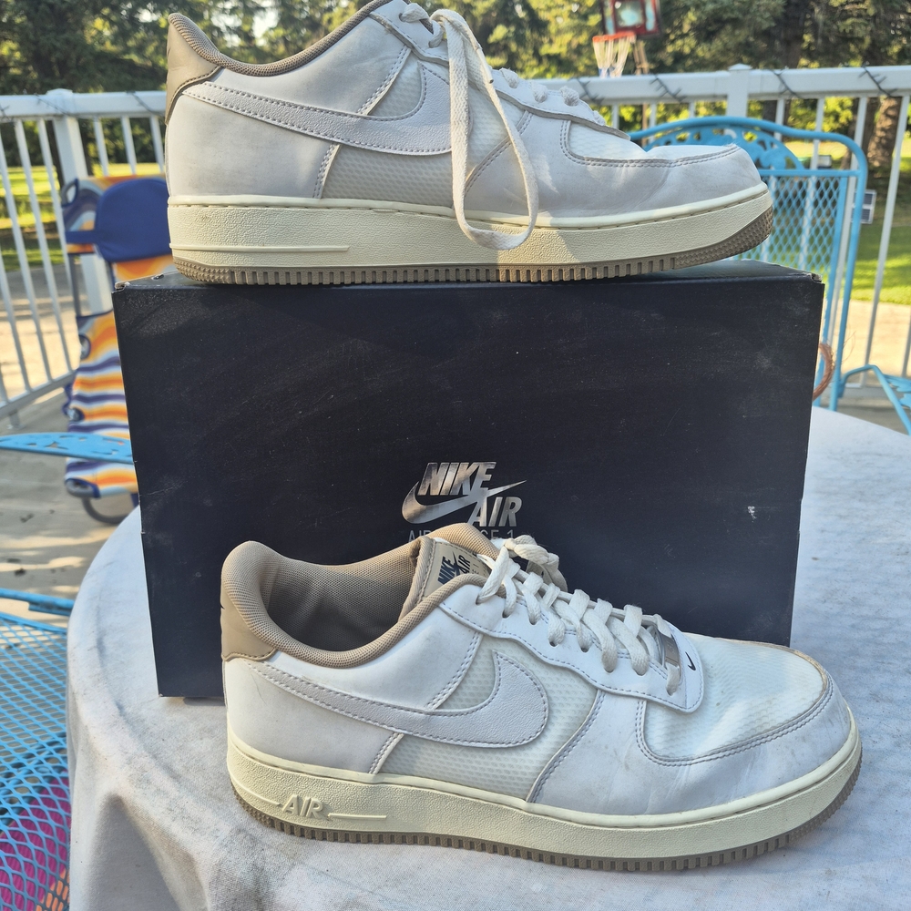​Nike Air Force 1 '07 "White Gum Light Brown" - Men's Size 12